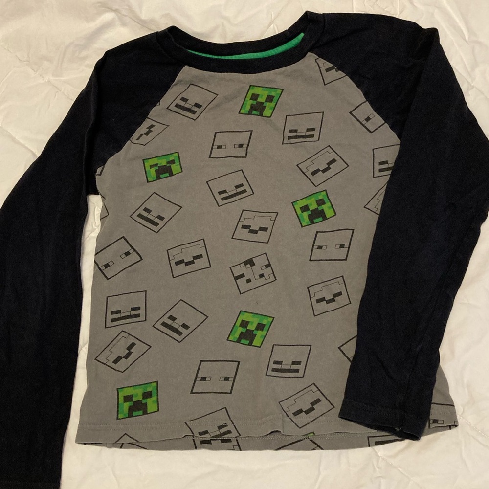 Minecraft long sleeve tee